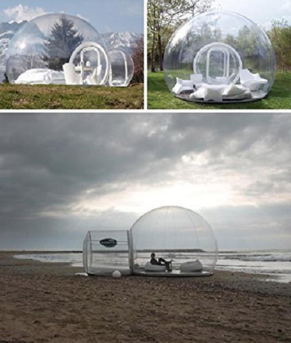 Bubble Tent - Transparent Bubble Tent Lets You Fall Asleep Under The Stars