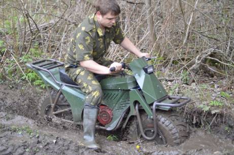 Taurus 2x2: two wheel drive system makes it very capable in boggy mud