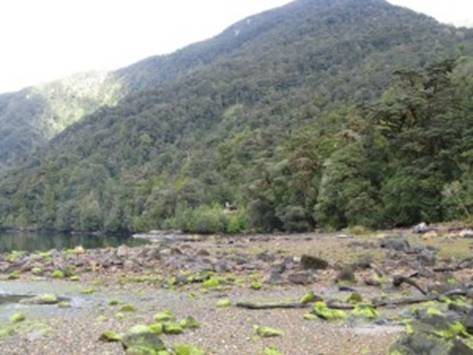 Supper Cove Hut loomed a welcome sight after such a river journey